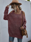 Luna Statement Cold Shoulder Sweater
