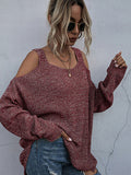 Luna Statement Cold Shoulder Sweater