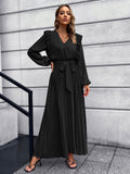 Luna Waist Tie Maxi Dress