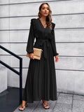 Luna Waist Tie Maxi Dress
