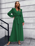 Luna Waist Tie Maxi Dress