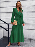 Luna Waist Tie Maxi Dress