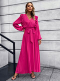 Luna Waist Tie Maxi Dress