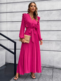 Luna Waist Tie Maxi Dress