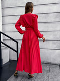 Luna Waist Tie Maxi Dress