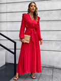 Luna Waist Tie Maxi Dress