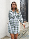 Luna Plaid Mini Dress