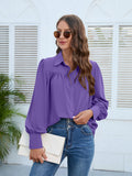 Luna Pleated Hem Biz Shirt