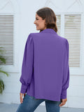 Luna Pleated Hem Biz Shirt