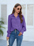 Luna Pleated Hem Biz Shirt