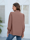 Luna Pleated Hem Biz Shirt