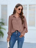 Luna Pleated Hem Biz Shirt