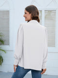 Luna Pleated Hem Biz Shirt