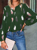 Luna Split V Neck Blouse