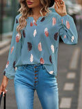 Luna Split V Neck Blouse