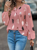 Luna Split V Neck Blouse