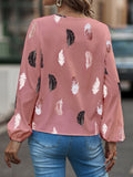 Luna Split V Neck Blouse