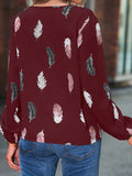 Luna Split V Neck Blouse