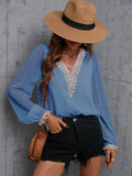 Luna Lace Accent Blouse