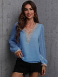 Luna Lace Accent Blouse