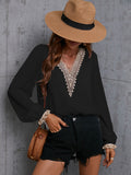 Luna Lace Accent Blouse