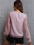 Luna Lace Accent Blouse