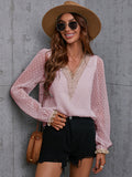 Luna Lace Accent Blouse