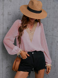 Luna Lace Accent Blouse