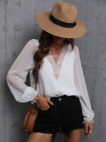 Luna Lace Accent Blouse