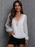 Luna Lace Accent Blouse