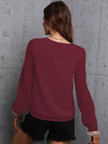 Luna Lace Accent Blouse