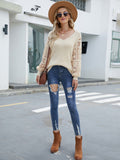 Luna Abel Lace Sleeves Blouse