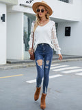 Luna Abel Lace Sleeves Blouse