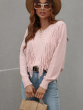 Luna Women's Country Fringe Sweater