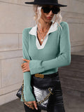 Luna Johny Collar Sweater