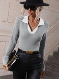 Luna Johny Collar Sweater