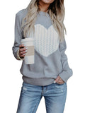 Luna Heart Knit Sweater