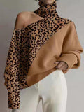 Luna Leopard Print Women's Sweater