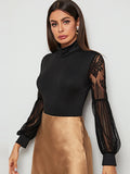 Luna Lace Sleeve Bodysuit