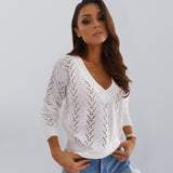 Luna Open Stitch Sweater