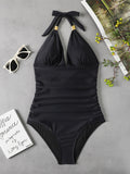 Luna Gold Wrap One Piece Swimwear
