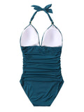 Luna Gold Wrap One Piece Swimwear
