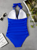 Luna Gold Wrap One Piece Swimwear