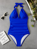 Luna Gold Wrap One Piece Swimwear