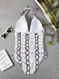 Luna Gold Wrap One Piece Swimwear