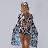 Luna 3 Piece Swimsuit with Cover Up