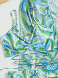 Luna 3 Piece Swimsuit with Cover Up