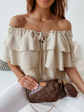 Luna Double Ruffled Blouse