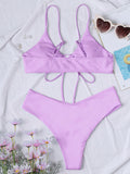 Luna Lace Up Luxe Bikini