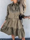 Luna Long Sleeve Tiered Mini Dress
